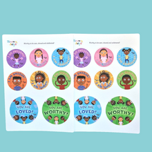 Load image into Gallery viewer, Affirmation Sticker Sheets Sale
