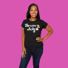 Load image into Gallery viewer, Brown Joy Signature Logo Adult Tees
